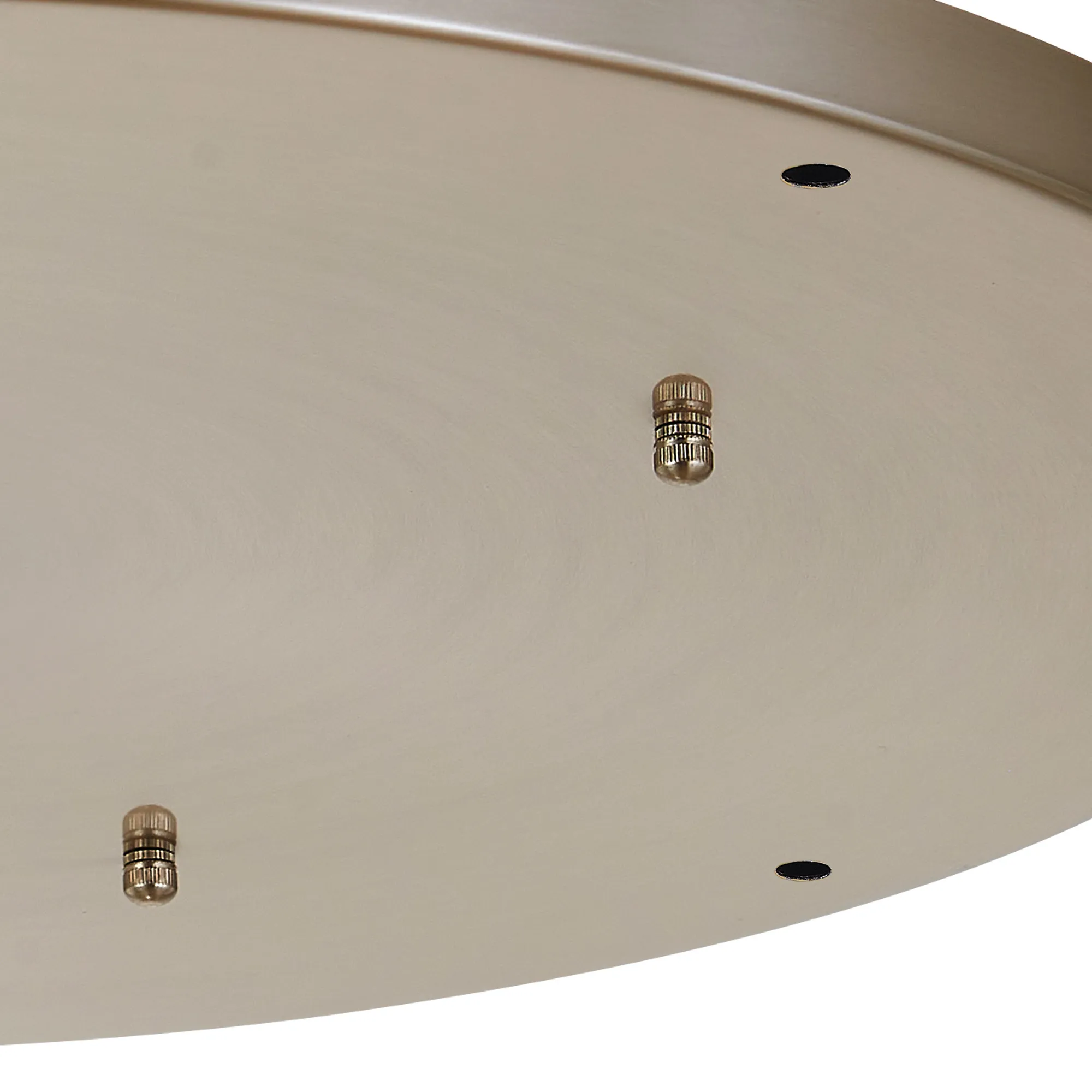 Hayes 9 Hole 60cm Round Ceiling Plate Satin Nickel D0831SN  Deco Hayes Nickel